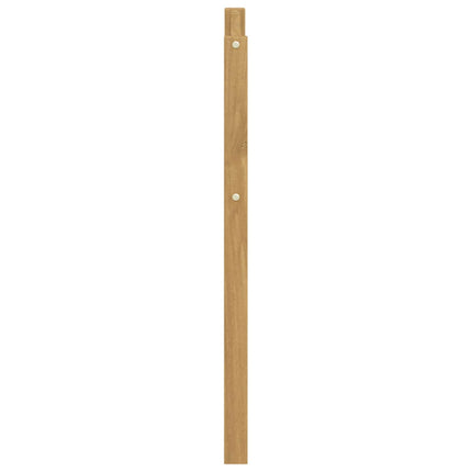 Armstödmodul 2 pcs Vit 59 x 4 x 73 cm Massivt Akaciaträ
