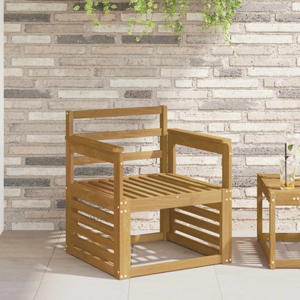 Armstödmodul 2 pcs Vit 59 x 6 x 61 cm Massivt Akaciaträ