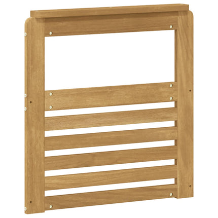 Armstödmodul 2 pcs Vit 59 x 6 x 61 cm Massivt Akaciaträ