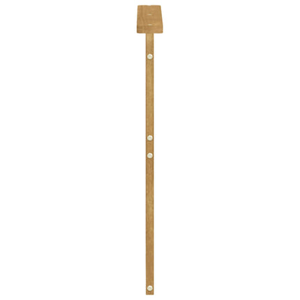 Armstödmodul 2 pcs Vit 59 x 6 x 61 cm Massivt Akaciaträ