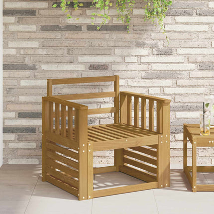 Armstödmodul 2 pcs Vit 60 x 6 x 61 cm Massivt Akaciaträ