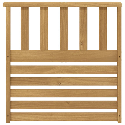 Armstödmodul 2 pcs Vit 60 x 6 x 61 cm Massivt Akaciaträ