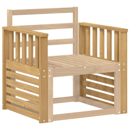 Armstödmodul 2 pcs Vit 60 x 6 x 61 cm Massivt Akaciaträ