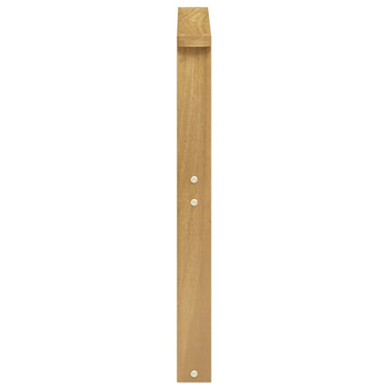 Armstödmodul 2 pcs Vit 60 x 6 x 61 cm Massivt Akaciaträ