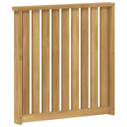 Armstödmodul 2 pcs Vit 60 x 6 x 61 cm Massivt Akaciaträ