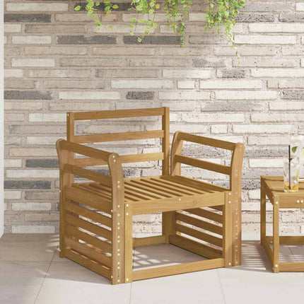 Armstödmodul 2 pcs Vit 58,5 x 8 x 60 cm Massivt Akaciaträ