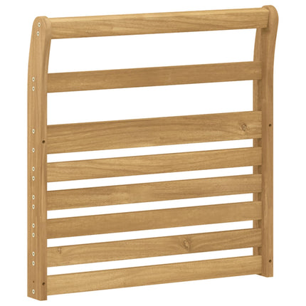 Armstödmodul 2 pcs Vit 58,5 x 8 x 60 cm Massivt Akaciaträ