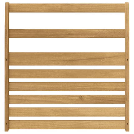 Armstödmodul 2 pcs Vit 58,5 x 8 x 60 cm Massivt Akaciaträ