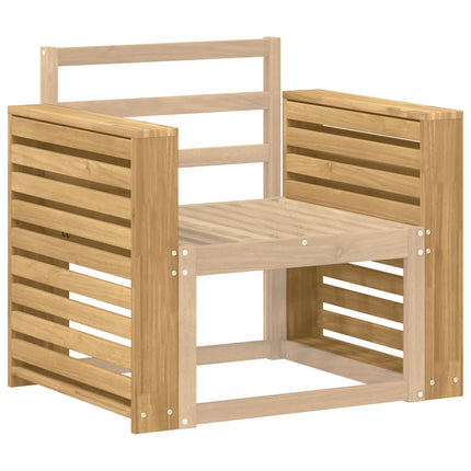 Armstödmodul 2 pcs Vit 58,5 x 10 x 61 cm Massivt Akaciaträ