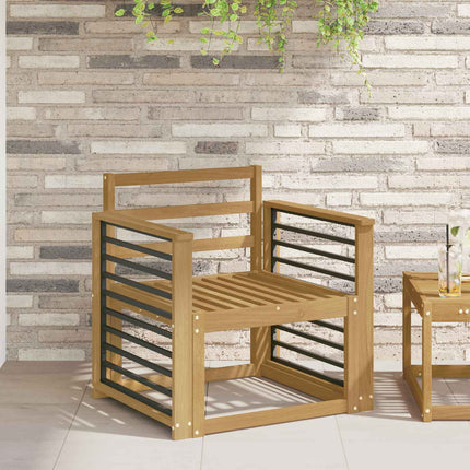 Armstödmodul 2 pcs Vit 60 x 6 x 61 cm Massivt Akaciaträ