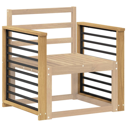Armstödmodul 2 pcs Vit 60 x 6 x 61 cm Massivt Akaciaträ