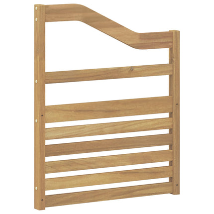 Armstödmodul 2 pcs Vit 59 x 4 x 73 cm Massivt Akaciaträ