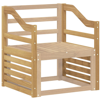 Armstödmodul 2 pcs Vit 59 x 4 x 73 cm Massivt Akaciaträ