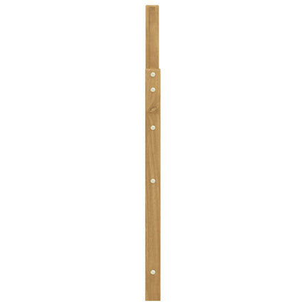 Armstödmodul 2 pcs Vit 59 x 4 x 73 cm Massivt Akaciaträ