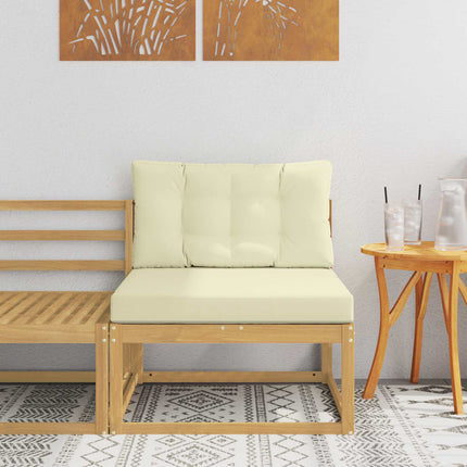 Utomhus Mellansoffa Polyester Vit