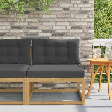 Utomhus Mellansoffa Polyester Vit