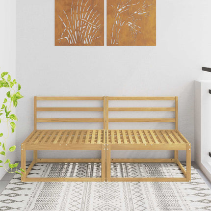 Utomhus Mellansoffa Vit 158 x 83 x 73 cm