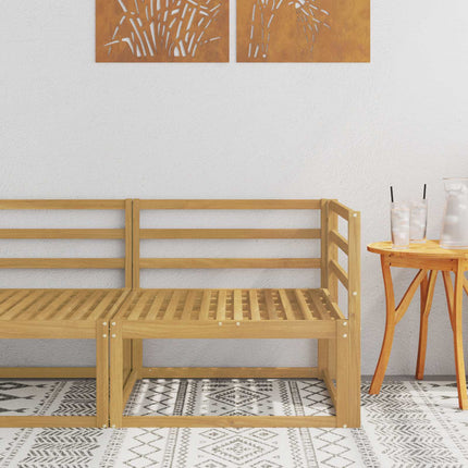 Utomhus Hörnsoffa Vit 83 x 83 x 73 cm