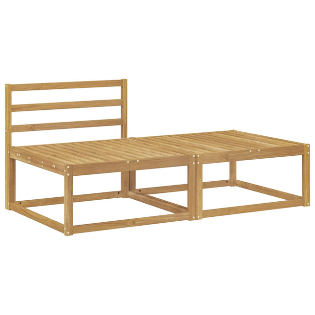 2 Stycke Utomhuspall Polyester Vit