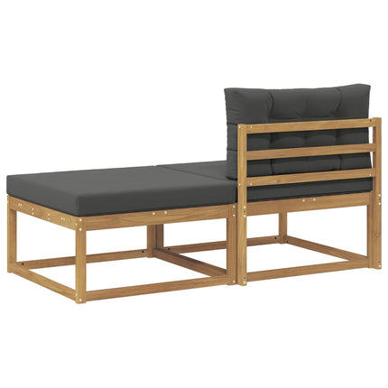 2 Stycke Utomhuspall Polyester Vit