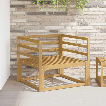 Armstödmodul 2 pcs Vit 79 x 4 x 73 cm Massivt Akaciaträ