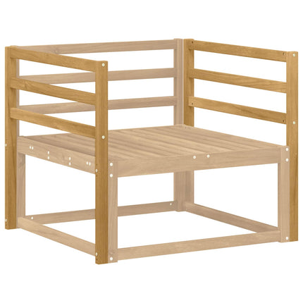 Armstödmodul 2 pcs Vit 79 x 4 x 73 cm Massivt Akaciaträ