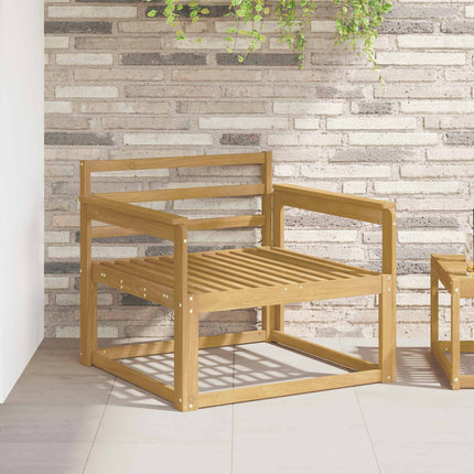 Armstödmodul 2 pcs Vit 79 x 6 x 61 cm Massivt Akaciaträ