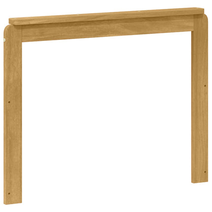 Armstödmodul 2 pcs Vit 79 x 6 x 61 cm Massivt Akaciaträ