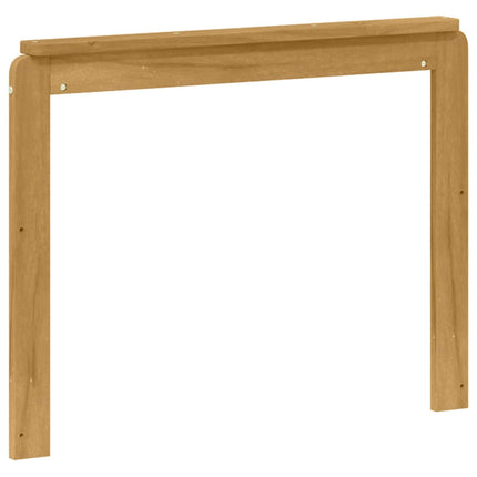 Armstödmodul 2 pcs Vit 79 x 6 x 61 cm Massivt Akaciaträ