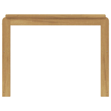 Armstödmodul 2 pcs Vit 79 x 6 x 61 cm Massivt Akaciaträ