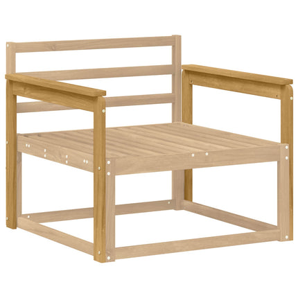 Armstödmodul 2 pcs Vit 79 x 6 x 61 cm Massivt Akaciaträ