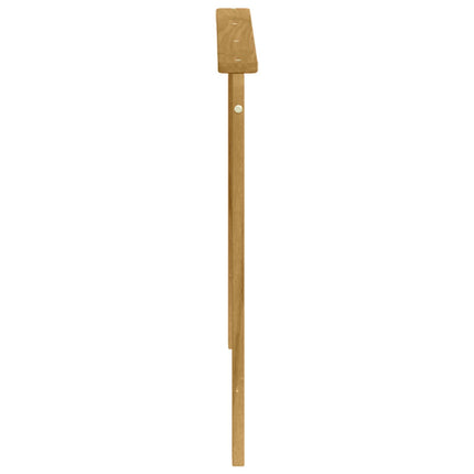 Armstödmodul 2 pcs Vit 79 x 6 x 61 cm Massivt Akaciaträ