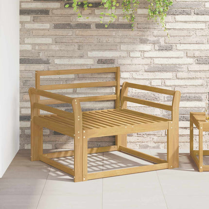 Armstödmodul 2 pcs Vit 78,5 x 8,5 x 60 cm Massivt Akaciaträ