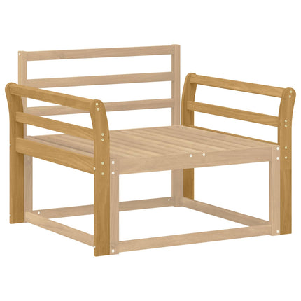 Armstödmodul 2 pcs Vit 78,5 x 8,5 x 60 cm Massivt Akaciaträ