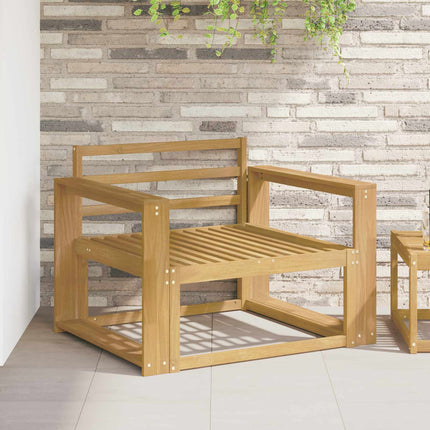 Armstöd modul 2 pcs Vit 78,5 x 10 x 61 cm Massivt Akaciaträ