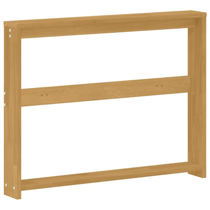 Armstöd modul 2 pcs Vit 78,5 x 10 x 61 cm Massivt Akaciaträ