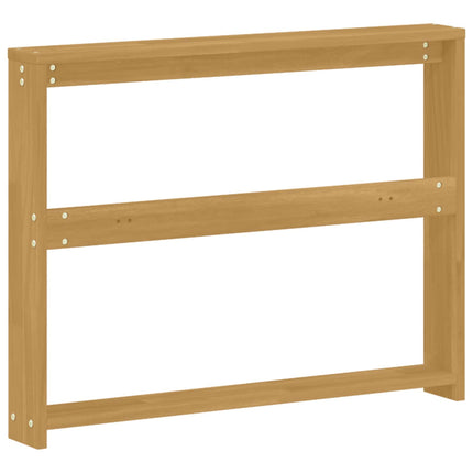 Armstöd modul 2 pcs Vit 78,5 x 10 x 61 cm Massivt Akaciaträ