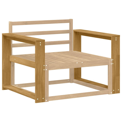 Armstöd modul 2 pcs Vit 78,5 x 10 x 61 cm Massivt Akaciaträ