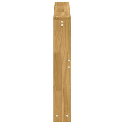Armstöd modul 2 pcs Vit 78,5 x 10 x 61 cm Massivt Akaciaträ