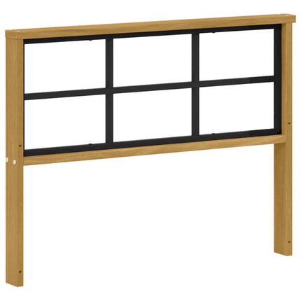 Armstödmodul 2 pcs Vit 80 x 6 x 61 cm Massivt Akaciaträ