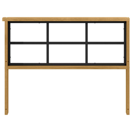 Armstödmodul 2 pcs Vit 80 x 6 x 61 cm Massivt Akaciaträ