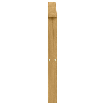 Armstödmodul 2 pcs Vit 80 x 6 x 61 cm Massivt Akaciaträ
