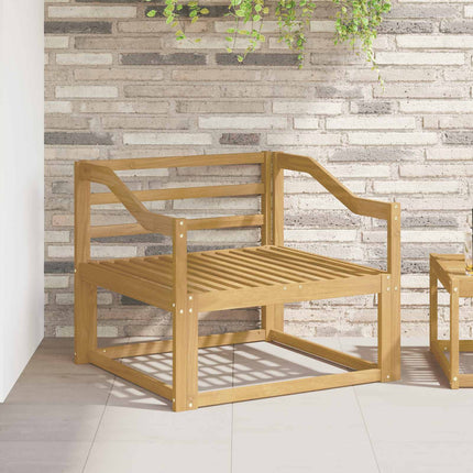 Armstödmodul 2 pcs Vit 79 x 4 x 73 cm Massivt Akaciaträ