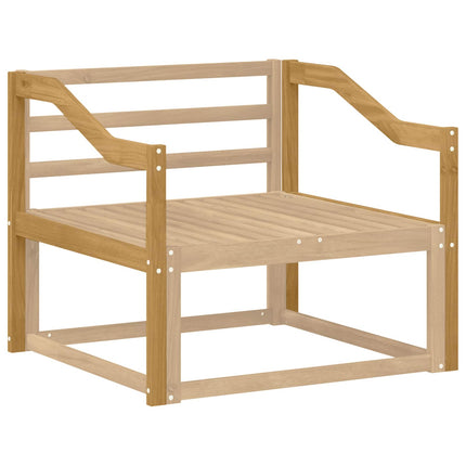 Armstödmodul 2 pcs Vit 79 x 4 x 73 cm Massivt Akaciaträ