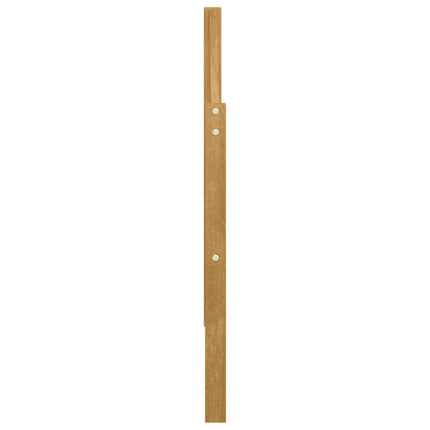Armstödmodul 2 pcs Vit 79 x 4 x 73 cm Massivt Akaciaträ