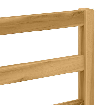 Armstöd modul 2 pcs Vit 79 x 4 x 73 cm Massivt Akaciaträ