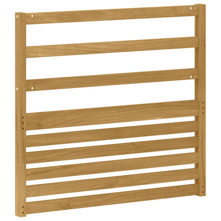 Armstöd modul 2 pcs Vit 79 x 4 x 73 cm Massivt Akaciaträ