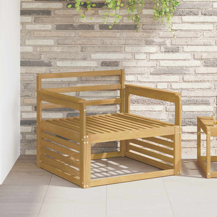 Armstödmodul 2 pcs Vit 79 x 6 x 61 cm Massivt Akaciaträ