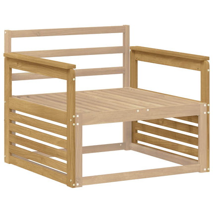 Armstödmodul 2 pcs Vit 79 x 6 x 61 cm Massivt Akaciaträ