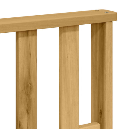 Armstödmodul 2 pcs Vit 80 x 6 x 61 cm Massivt Akaciaträ